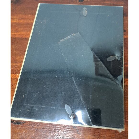 5 X 7 Pink Picture Frame Firenze Collection Feather Peacock Pattern New - Picture 2 of 2